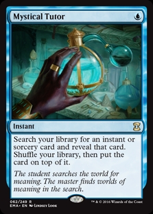 Mystical Tutor Eternal Masters